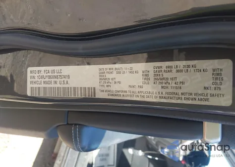 2022 Jeep Grand Cherokee 4Xe Limited 4X4 from USA, damaged, VIN 1C4RJYB6XNA757419